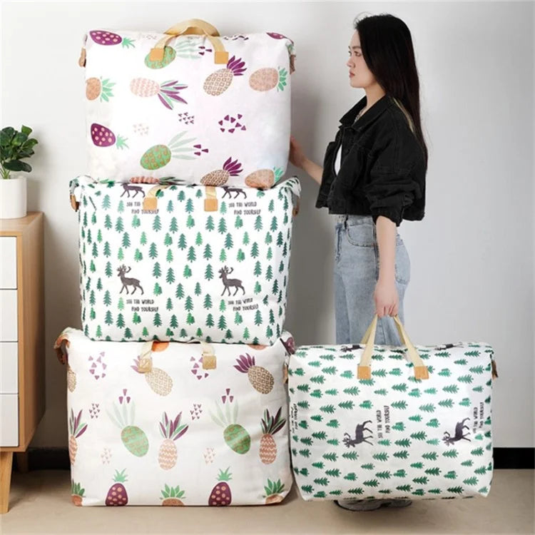Large Capacity Waterproof Wardrobe Organizer Clothes Bedding Storage Bag, Size XL