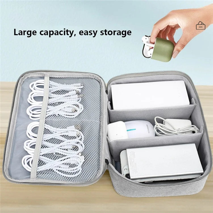 Size S 22x15x6.5cm Accessories Bag Travel Electronics Organiser Portable Waterproof Cables Case