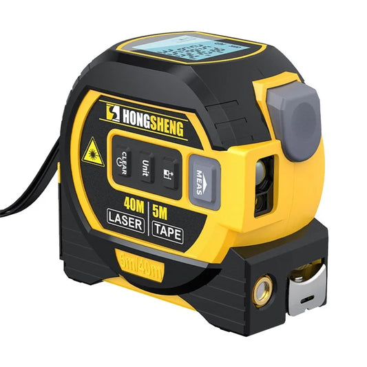 HONGSHENG Laser Tape Measure 40M Laser Measurement Rangefinder Distance Meter (CE / ROSH)