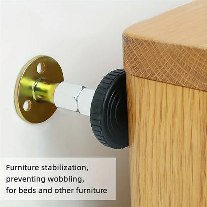 Bed Headboard Stoppers Fixer Adjustable 77-112mm Threaded Bed Frame Anti-Shake Tool