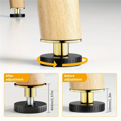 Bed Headboard Stoppers Fixer Adjustable 77-112mm Threaded Bed Frame Anti-Shake Tool