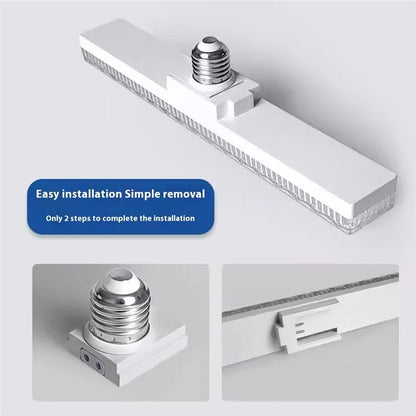 E27 18W LED Crystal Bar Light Energy Saving Bright Indoor Lamp, White Light 30cm
