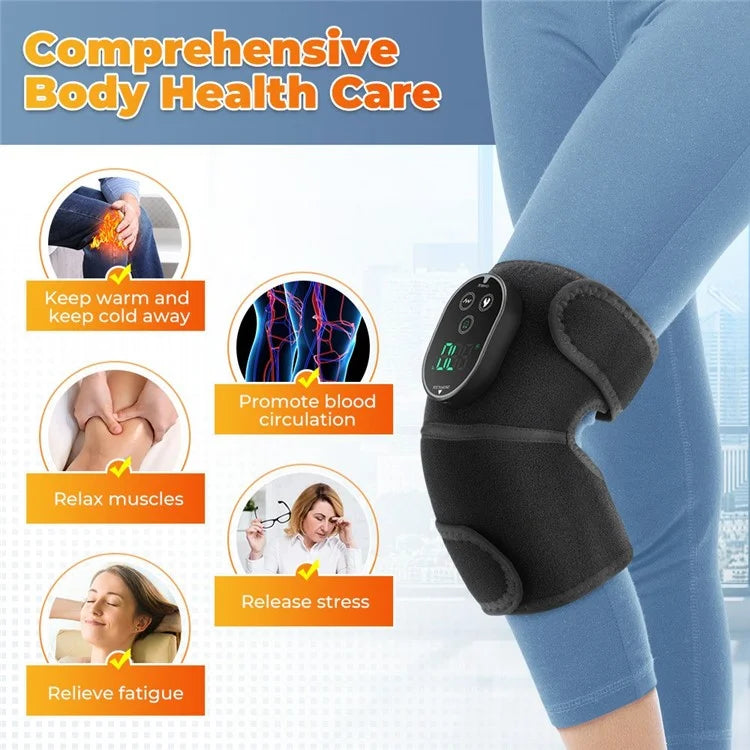 Intelligent 6 Gears Temperature Control Winter Electric Heating Knee Massager Warmer (CE Certified)