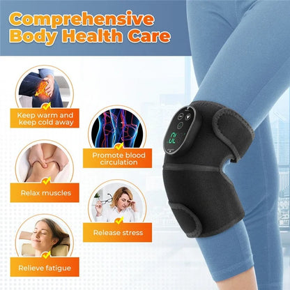 Intelligent 6 Gears Temperature Control Winter Electric Heating Knee Massager Warmer (CE Certified)