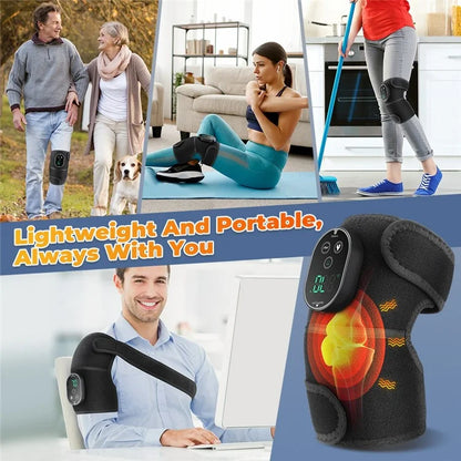 Intelligent 6 Gears Temperature Control Winter Electric Heating Knee Massager Warmer (CE Certified)