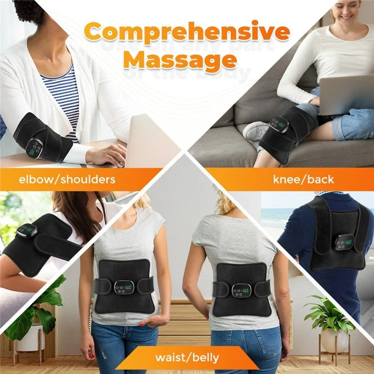 Red Light Therapy Waist Belt Heating Massage Neoprene Infrared Light Wrap for Pain Relief (CE Certified)
