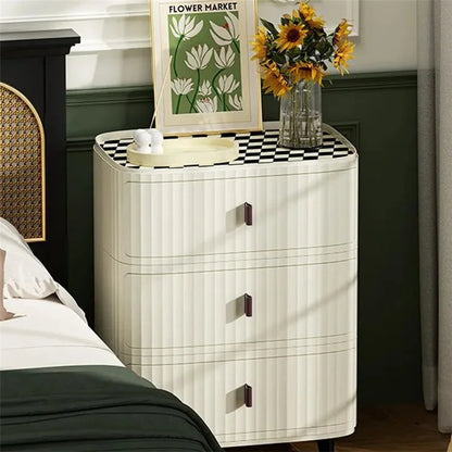 4 Layers PP + MDF Board Home Storage Cabinet Bedside Nightstand Living Room Drawer (30CM Wide), Size: S