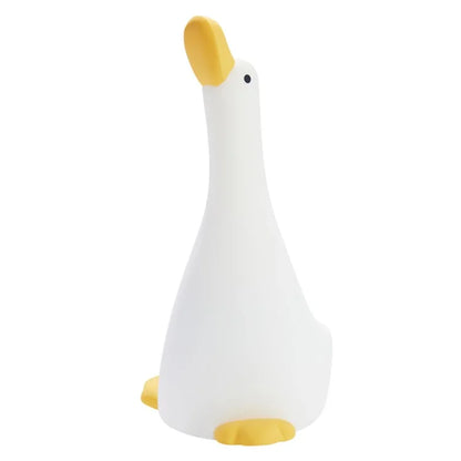 Looking-Up Duck Night Light Warm Light Eye Protection Tap Dimmable Table Lamp with Timer