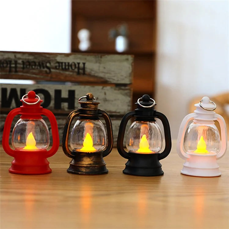 Simulation Candle LED Small Kerosene Lamp Christmas Lantern Night Light