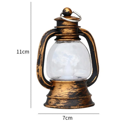 Simulation Candle LED Small Kerosene Lamp Christmas Lantern Night Light