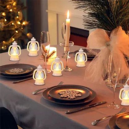 Simulation Candle LED Small Kerosene Lamp Christmas Lantern Night Light