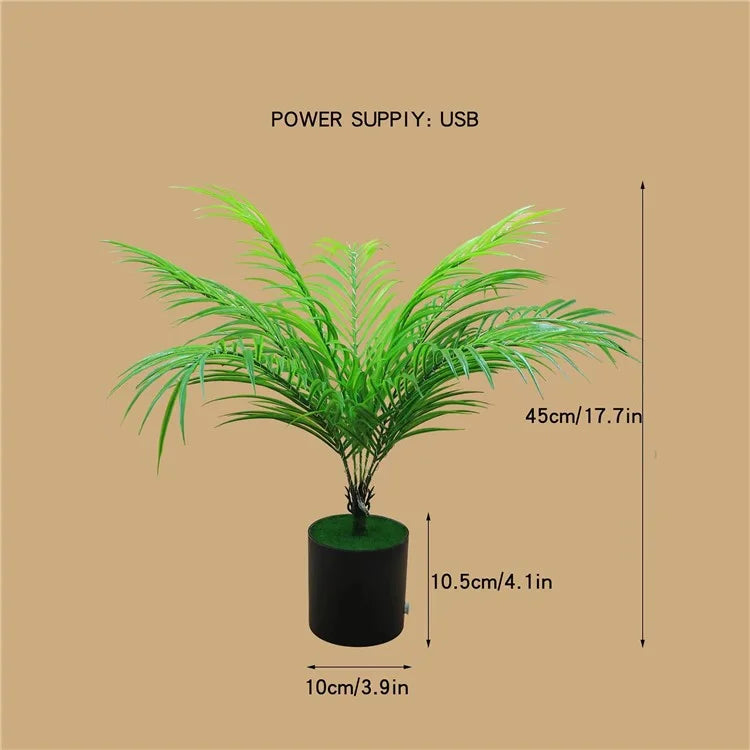 LED Night Light Imitation Plant Light Bonsai Bedroom Home Decoration Light