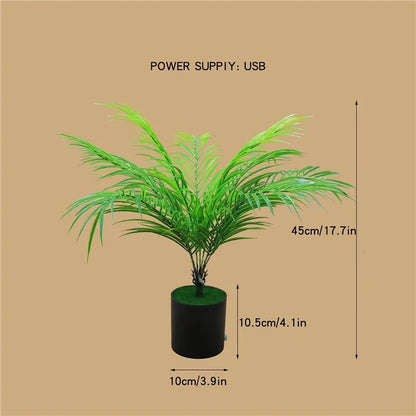 LED Night Light Imitation Plant Light Bonsai Bedroom Home Decoration Light