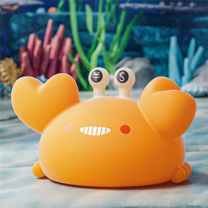 Silicone Night Light Crab-Shaped Bedside Touch Lamp for Room Decor (CE, FCC, ROHS, CPC Certified)