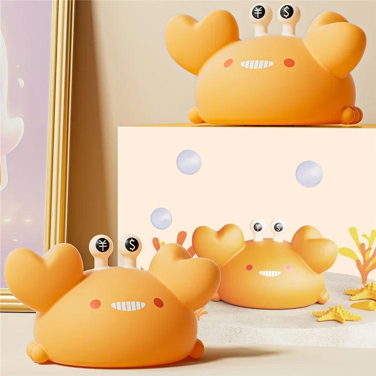Silicone Night Light Crab-Shaped Bedside Touch Lamp for Room Decor (CE, FCC, ROHS, CPC Certified)