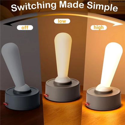 Simple Toggle Lever Switch Small Night Light Creative Corridor Desktop Bedside Lamp