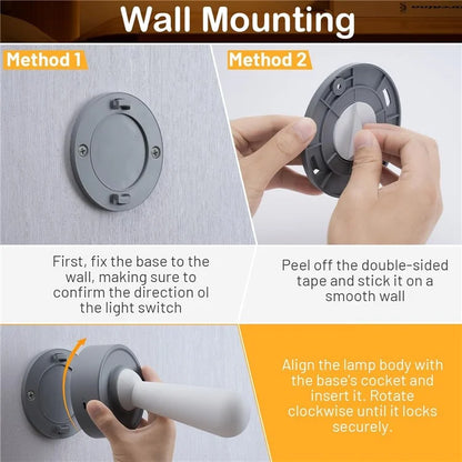 Simple Toggle Lever Switch Small Night Light Creative Corridor Desktop Bedside Lamp