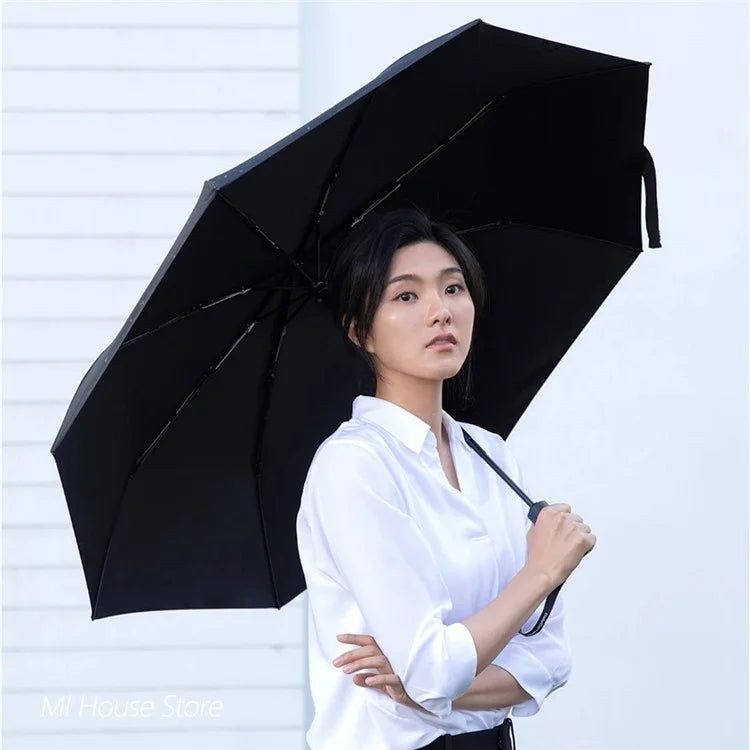 XIAOMIYOUPIN DAILY ELEMENTS 110cm Windproof Automatic Umbrella Three-Fold Sun-Proof Umbrella
