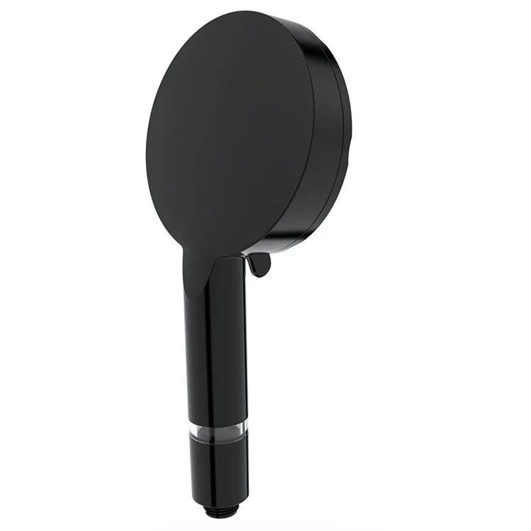 Water Saving 10 Modes Handheld Filter Shower Head with Stainless Steel Hose + Bracket, Matte Black