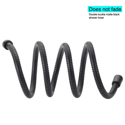 Water Saving 10 Modes Handheld Filter Shower Head with Stainless Steel Hose, Matte Black