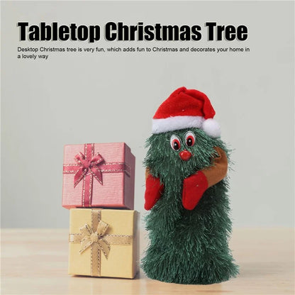 Dancing Christmas Tree Swinging Rotating Music Electric Children's Toy Christmas Gift Ornaments L