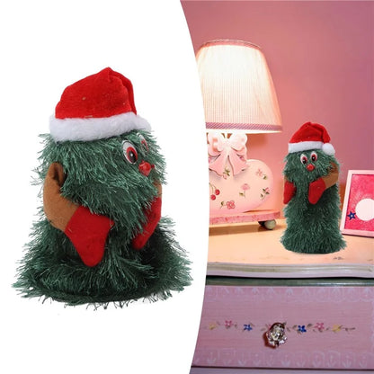 Dancing Christmas Tree Swinging Rotating Music Electric Children's Toy Christmas Gift Ornaments L