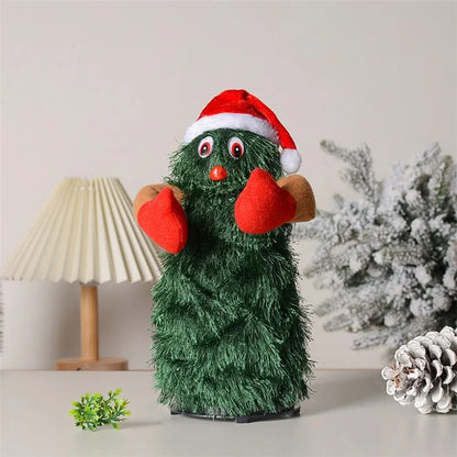 Dancing Christmas Tree Swinging Rotating Music Electric Children's Toy Christmas Gift Ornaments L