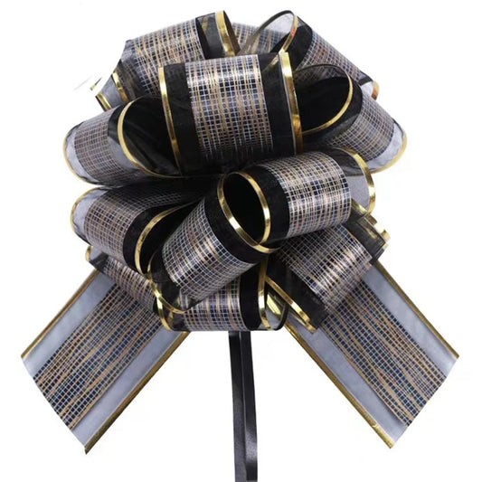 10Pcs 6 Inch Large Pull Bows Organza DIY Christmas Birthday Gift Packaging Wedding Party Decor