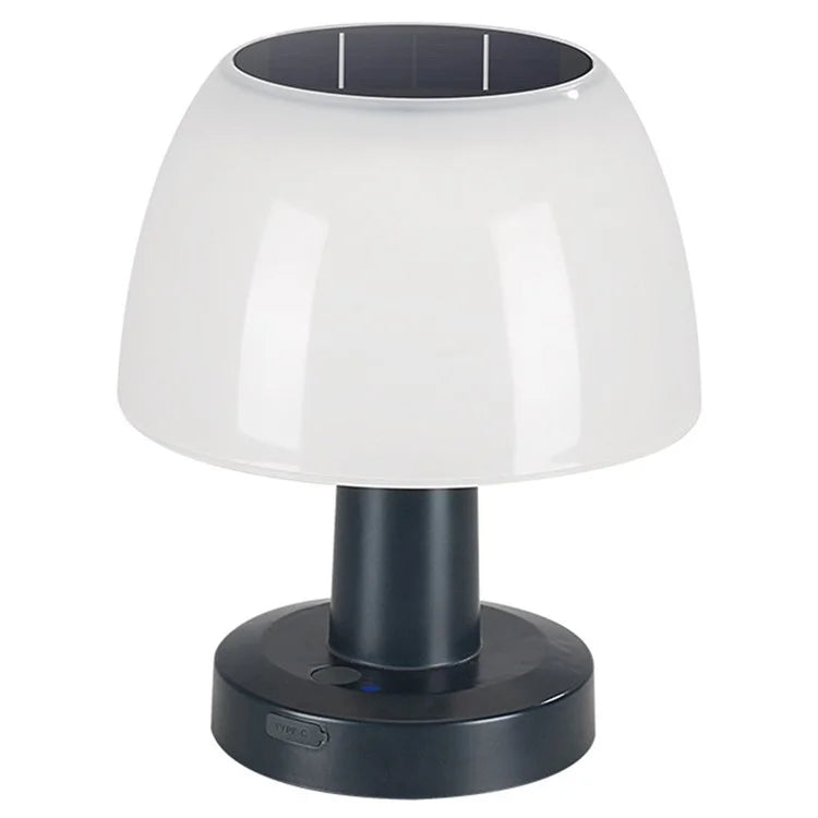 Mushroom Shape Solar Bar Restaurant Atmosphere Table Lamp Outdoor Solar Garden Night Light