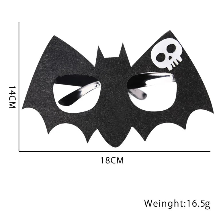 5Pcs / Set Halloween Eyeglasses Spider Pumpkin Ghost Bat Adult Kid Glasses Halloween Photo Props