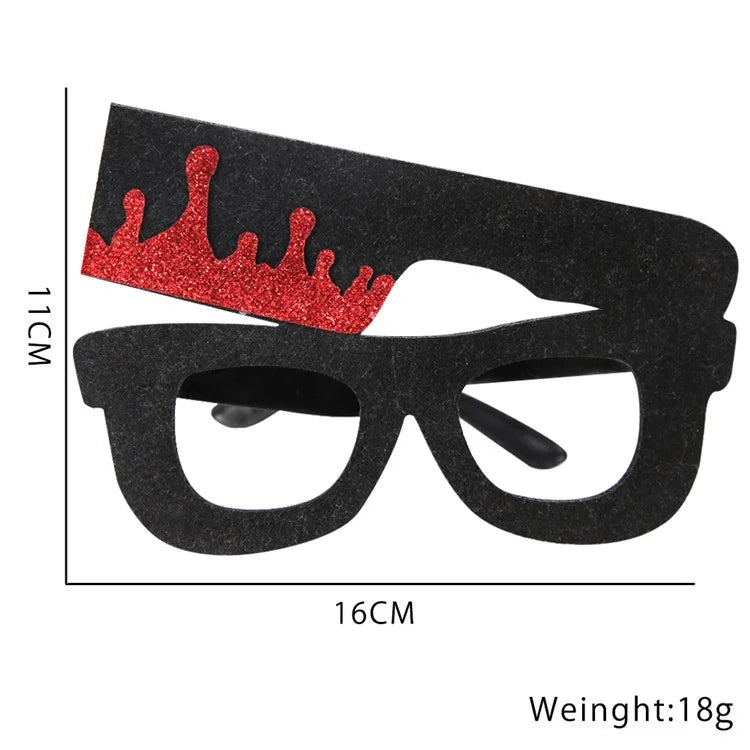5Pcs / Set Halloween Eyeglasses Spider Pumpkin Ghost Bat Adult Kid Glasses Halloween Photo Props