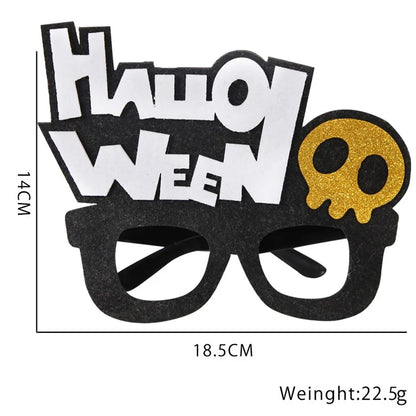 5Pcs / Set Halloween Eyeglasses Spider Pumpkin Ghost Bat Adult Kid Glasses Halloween Photo Props