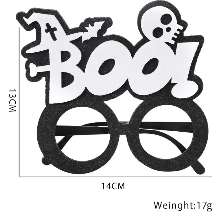 5Pcs / Set Halloween Eyeglasses Spider Pumpkin Ghost Bat Adult Kid Glasses Halloween Photo Props