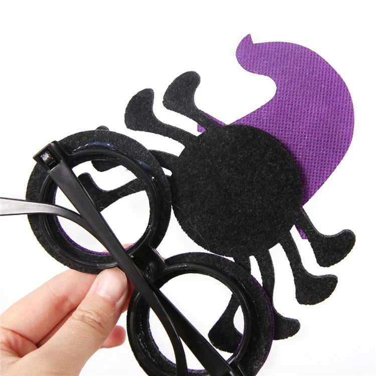 5Pcs / Set Halloween Eyeglasses Spider Pumpkin Ghost Bat Adult Kid Glasses Halloween Photo Props
