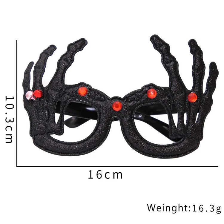 5Pcs / Set Halloween Eyeglasses Spider Pumpkin Ghost Bat Adult Kid Glasses Halloween Photo Props