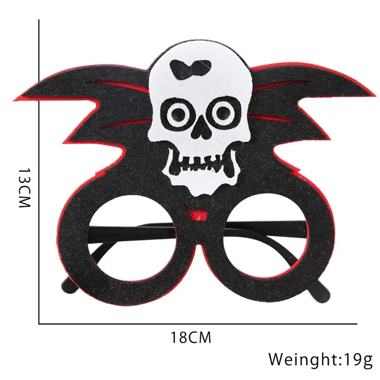 5Pcs / Set Halloween Eyeglasses Spider Pumpkin Ghost Bat Adult Kid Glasses Halloween Photo Props