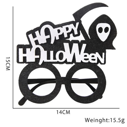 5Pcs / Set Halloween Eyeglasses Spider Pumpkin Ghost Bat Adult Kid Glasses Halloween Photo Props