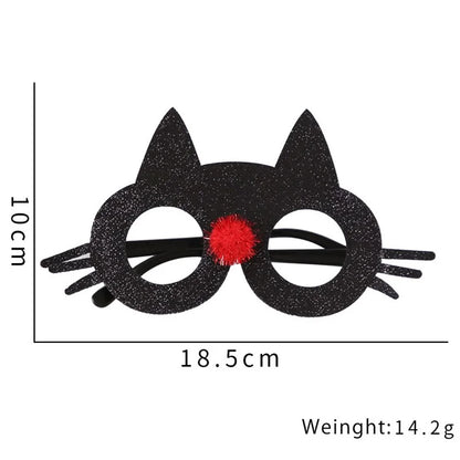 5Pcs / Set Halloween Eyeglasses Spider Pumpkin Ghost Bat Adult Kid Glasses Halloween Photo Props