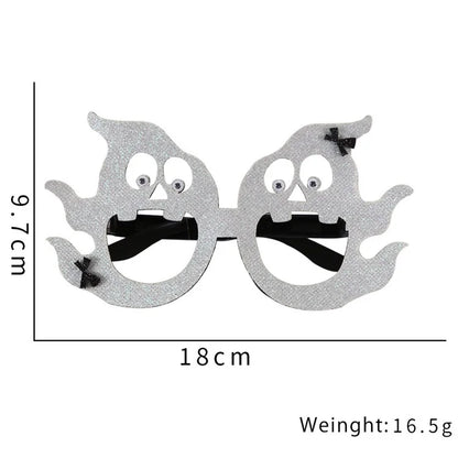 5Pcs / Set Halloween Eyeglasses Spider Pumpkin Ghost Bat Adult Kid Glasses Halloween Photo Props