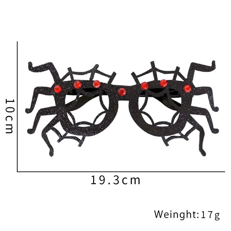 5Pcs / Set Halloween Eyeglasses Spider Pumpkin Ghost Bat Adult Kid Glasses Halloween Photo Props