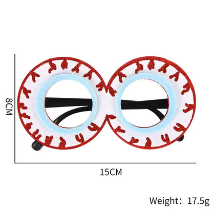 5Pcs / Set Halloween Eyeglasses Spider Pumpkin Ghost Bat Adult Kid Glasses Halloween Photo Props Frame
