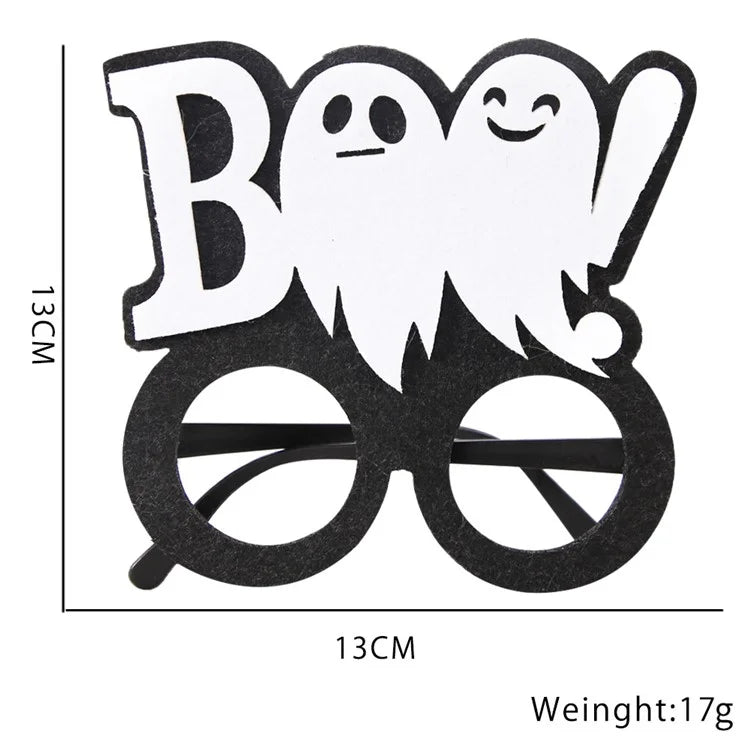 5Pcs / Set Halloween Eyeglasses Spider Pumpkin Ghost Bat Adult Kid Glasses Halloween Photo Props