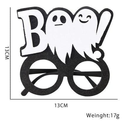 5Pcs / Set Halloween Eyeglasses Spider Pumpkin Ghost Bat Adult Kid Glasses Halloween Photo Props