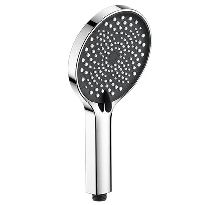High Pressure Electroplating Finished ABS Rainfall Rain Showerhead Handheld Shower Head