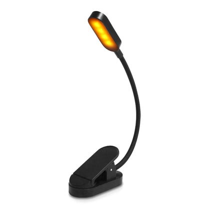 ST-8036 Rechargeable Clip-on LED Light 3 Color Temperature Dimmable ABS Reading Lamp