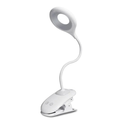 ST-8030 Clip-on LED Light 3 Color Temperature Touch Control Rechargeable ABS Reading Lamp