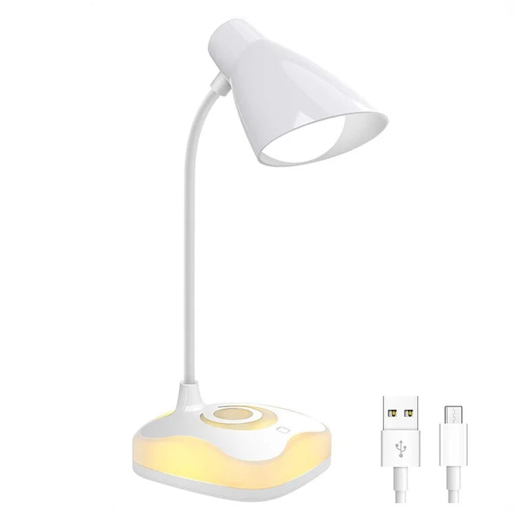 ST-8016F USB Charging Touch Control Desk Lamp Dimmable Night Reading Light with 3 Brightness Modes