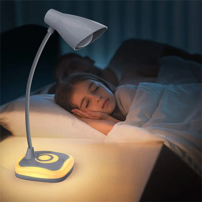 ST-8016F USB Charging Touch Control Desk Lamp Dimmable Night Reading Light with 3 Brightness Modes