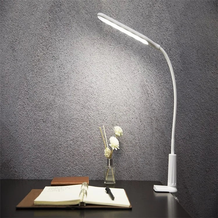 ST-8029 USB Powered Clip-on LED Reading Light Stepless Dimming Touch Control Table Lamp