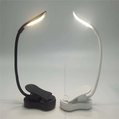 ST-8026 Clip Design LED Light 3 Color Temperature Dormitory Rechargeable Reading Lamp